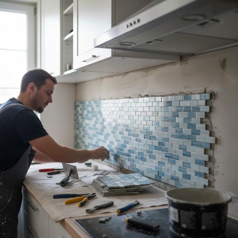 Small Tile Backsplash Service