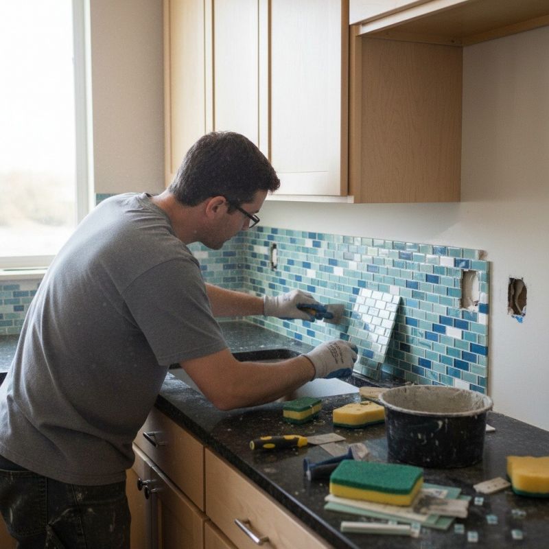 Small Tile Backsplash Service