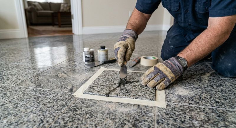 Terrazzo Tile Repair in Olathe, KS